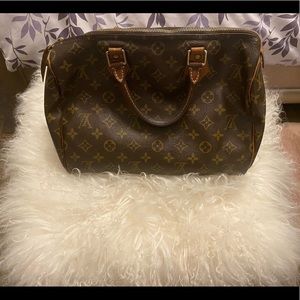 Authentic Louis Vuitton Monogram Speedy “35